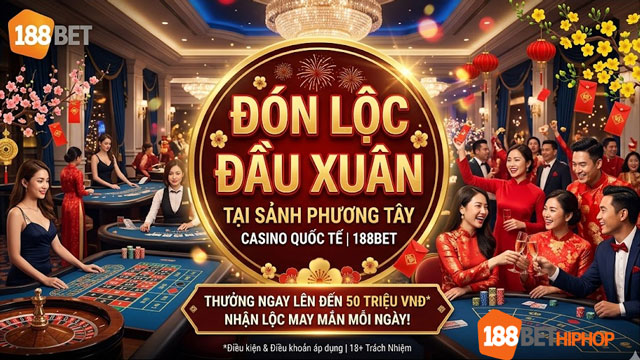 Khuyến mãi 188BET mới nhất 2026 1 Chương trình khuyến mãi đón lộc đầu xuấn 2026
