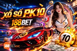 Chơi xổ số PK10 với kinh nghiệm thực chiến của 188BET HIPHOP (Ảnh AI)