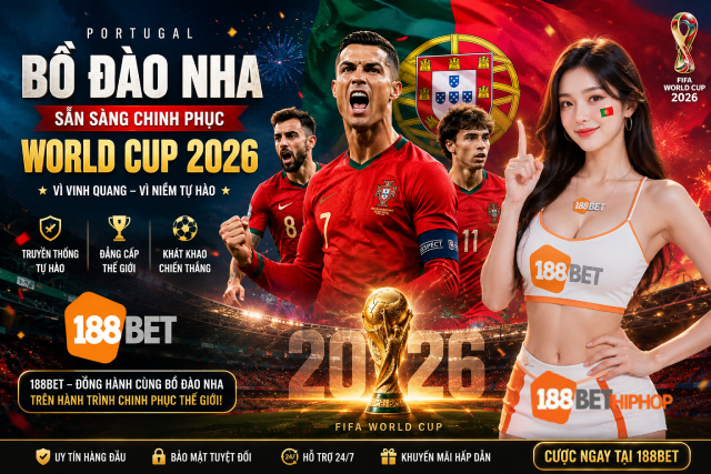 Bồ Đào Nha World Cup 2026: Liệu Có Cơ Hội Đoạt Chức Vô Địch? 1 Bồ Đào Nha World Cup 2026 với thông tin chi tiết của 188BET Marandu